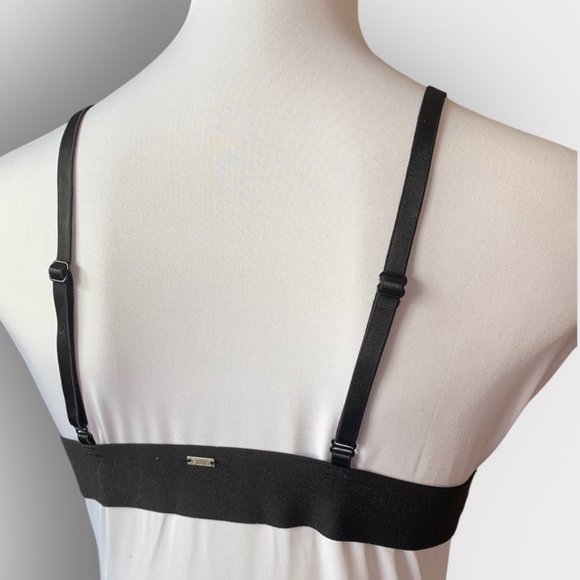 PINK by Victoria's Secret Black Bralette w/ Roses Medium - Picture 4 of 4